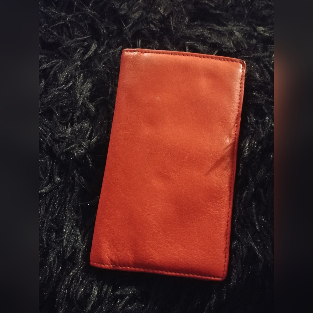 Fossil Leather Red Wallet - image 4